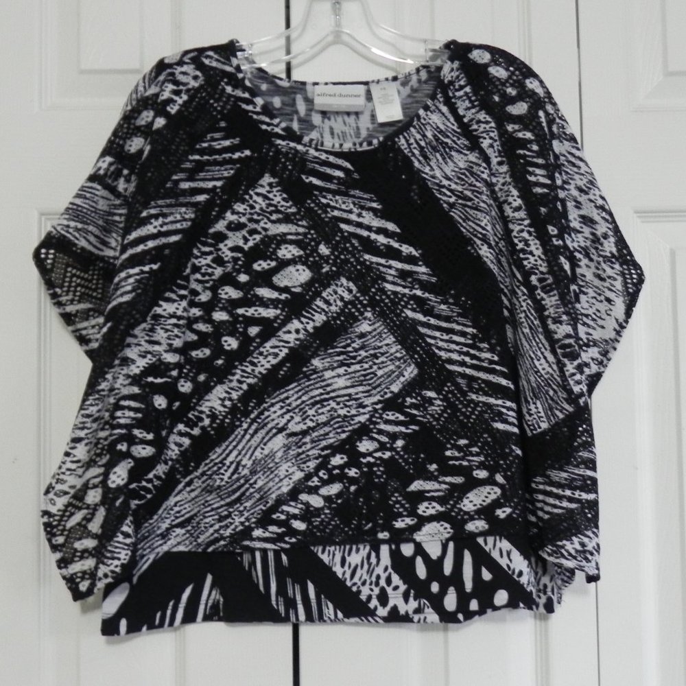 Alfred Dunner Pull Over Layered Top Size PS